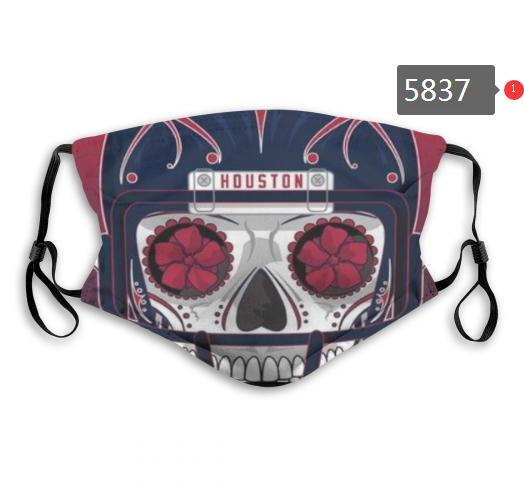 2020 NFL Houston Texans #3 Dust mask with filter->nfl dust mask->Sports Accessory